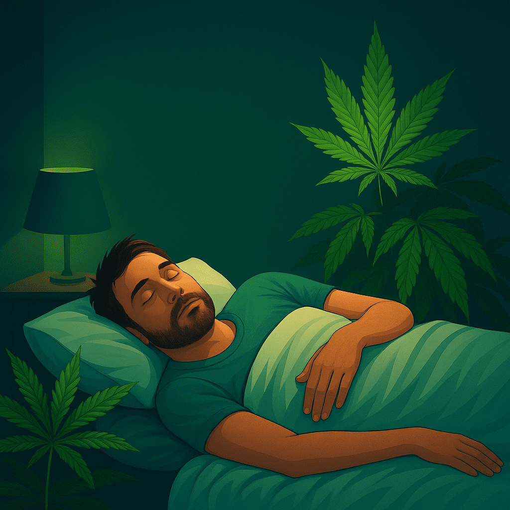 marihuana na bezdech senny